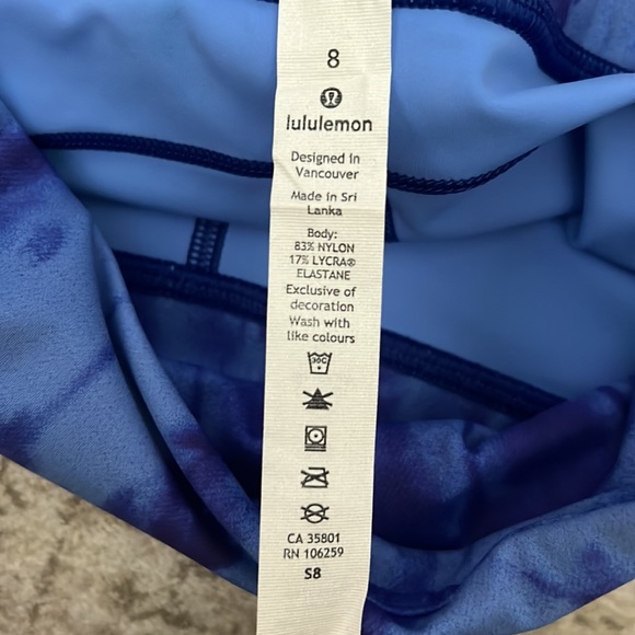 Lululemon sz8 pants and visor & scrunchie - Picture 6 of 7